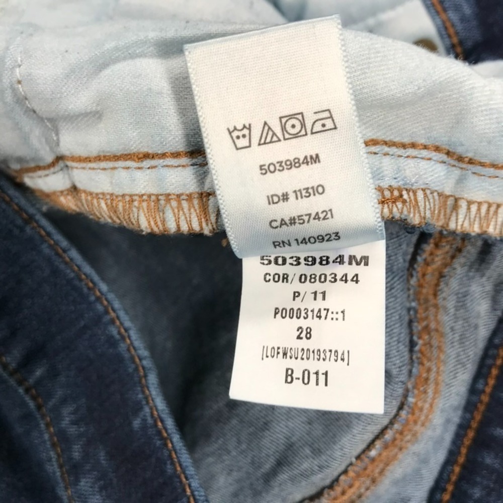 LOFT Size 28/6 Skinny Crop Lace Hem Detail High‎ Rise Jeans - Picture 9 of 15